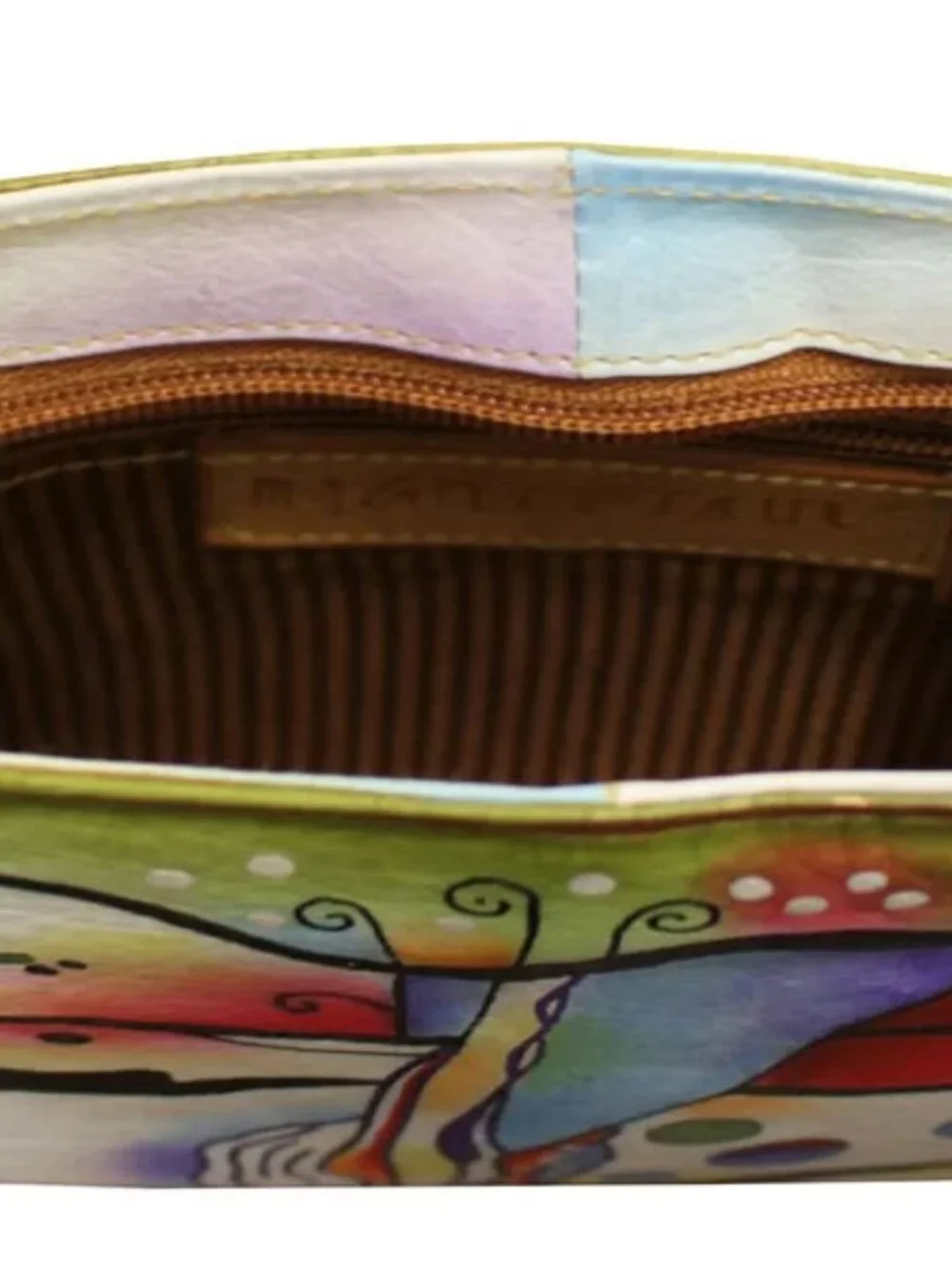 Bubbles Hand Painted Cross-body Shoulder Bag
